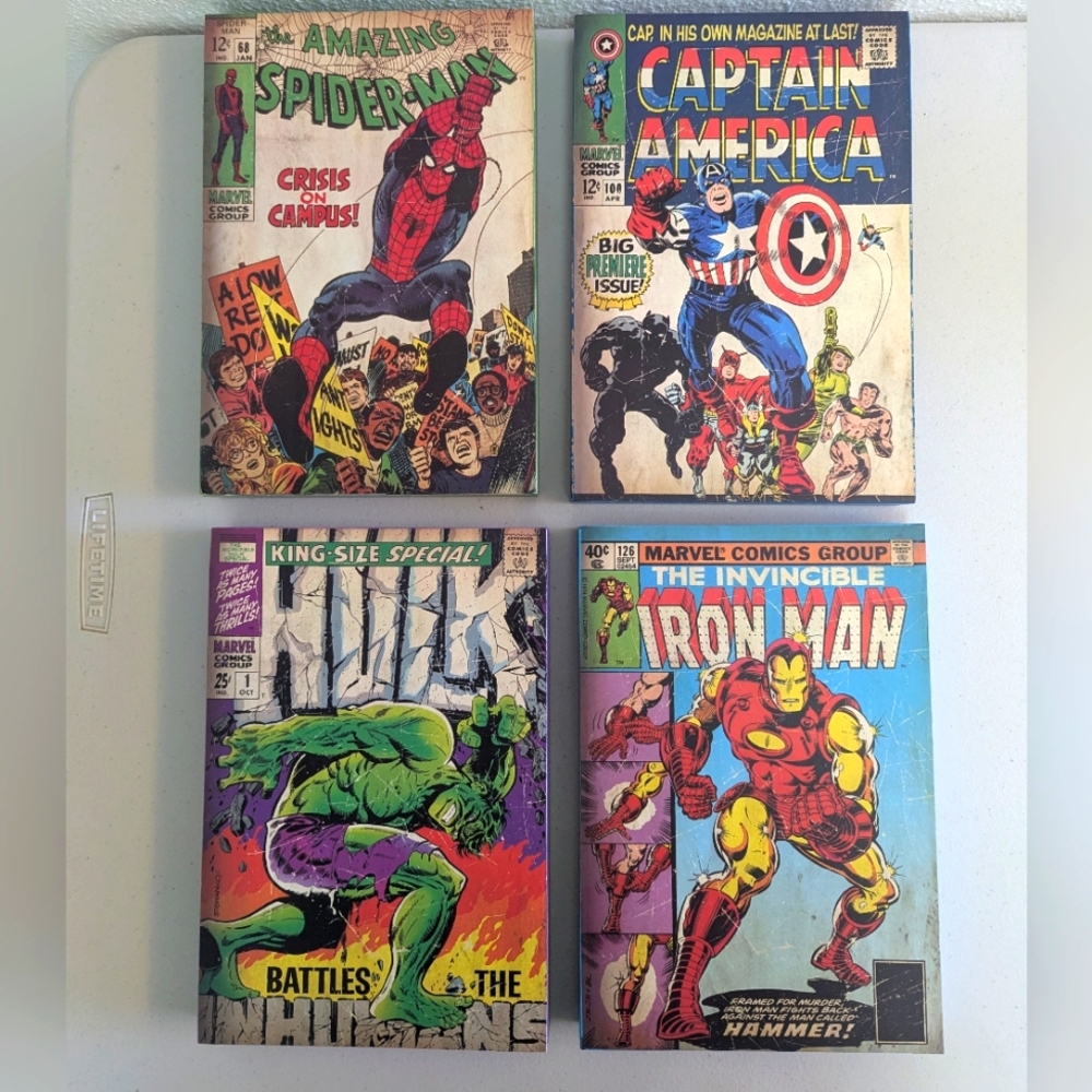 Marvel Comic Book Wall Art